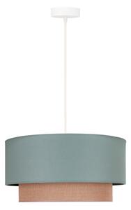 Duolla - Luster na lanku BOHO 1xE27/15W/230V pr. 45 cm zelená/hnedá