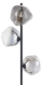Brilagi - Stojacia lampa VULCANO 3xG9/8W/230V čierna/dymová čierna