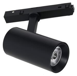 LED Bodové svietidlo do lištového systému MAGNETIC TRACK LED/10W/48V čierna