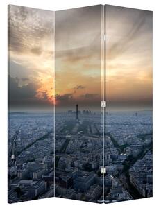 Paraván - Paríž z výšky (126x170 cm)