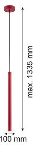 Argon 8331 - LED Luster na lanku RIO LED/4,2W/230V 3000K červená