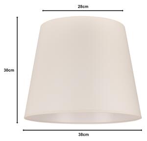 Duolla - Tienidlo k stojací lampě CLASSIC L E27 pr. 38 cm krémová