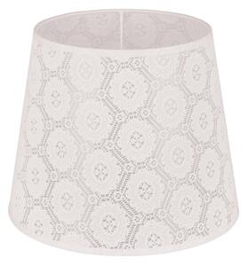 Duolla - Tienidlo k stolný lampě CLASSIC M E27 pr. 24 cm biela