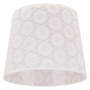 Duolla - Tienidlo k stolný lampě CLASSIC M E27 pr. 24 cm biela