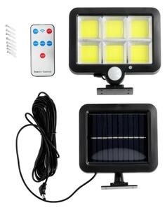 LED solárny reflektor so senzorom LED/1,5W/3,7V 6000K IP44 1200 mAh