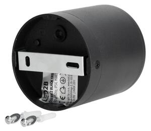 Vonkajšie bodové svietidlo 1xGU10/35W/230V IP54 guľatý čierna