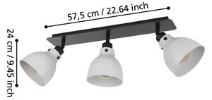 Eglo 43829 - Bodové svietidlo MATLOCK 3xE27/40W/230V