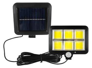 LED Solárny reflektor so senzorom LED/1,5W/3,7V 6000K IP44