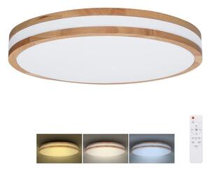 Solight WO8007 - LED Stm. svietidlo WOODY LED/48W/230V 3000-6500K pr. 38 cm + DO