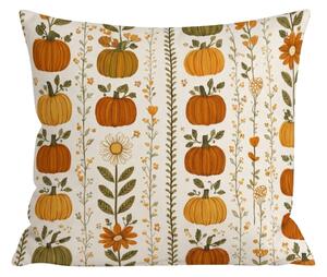 Flanelová obliečka na vankúš PUMPKIN LINES 45x45 cm, farebný