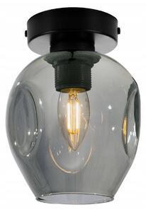 Stropné svietidlo PRAGA, 1x sklenené tienidlo (výber z 3 farieb)