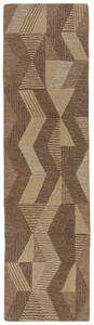 Flair Rugs , Behúň Moda Asher Natural, 60x230, hnedá, chodba / predsieň