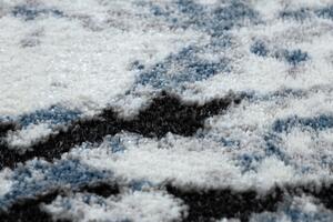 Moderný koberec COZY 8871 Marble, Mramor, modrý