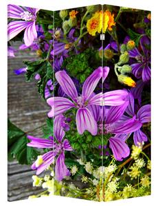 Paraván - Lúčne kvety (126x170 cm)