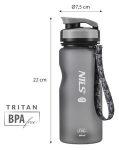 NC1740 ČIERNA TRITANOVÁ FĽAŠA NA NÁPOJE 600 ML NILS CAMP