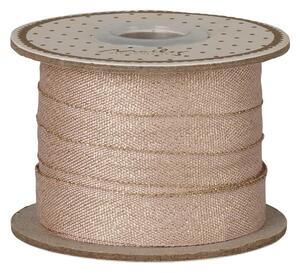Dekoratívna stuha Light Rose/Gold – 10 m