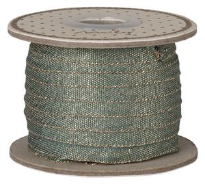Dekoratívna stuha Green/Gold – 25 m