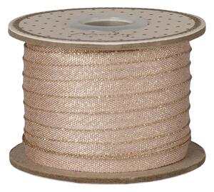 Dekoratívna stuha Light Rose/Gold – 25 m