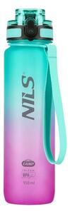 NCD04 ZELENO-RUŽOVÁ TRITANOVÁ FĽAŠA NA NÁPOJE 950 ML NILS CAMP