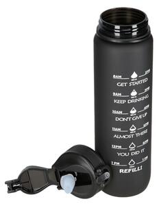 NCD68 ČIERNA TRITANOVÁ FĽAŠA NA NÁPOJE 1000 ML NILS CAMP