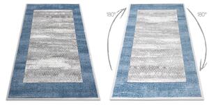 Moderný koberec NOBLE 1512 68 vzor rámu, Grécky vintage, krémovo/ modrý