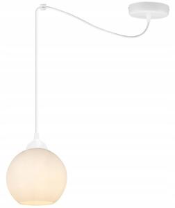 Závesné svietidlo ELIZA SPIDER, 1x biele sklenené tienidlo (výber z 2 farieb konštrukcie)