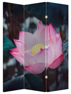 Paraván - Ružová kvetina (126x170 cm)