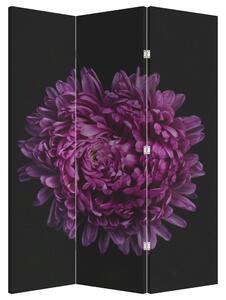Paraván - Fialová kvetina (126x170 cm)