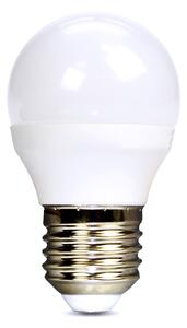 SOLIGHT LED žiarovka miniglobe matná G45 6W, E27, 4000K, 510lm