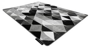 Koberec INTERO PLATIN 3D Trojuholníky, sivý