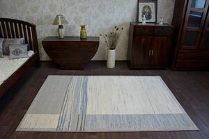 Vlnený koberec MOON DEEP sivý