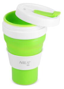 NC4103 SV. ZELENÝ SILIKÓNOVÝ SKLADACÍ HRNČEK 600 ML NILS CAMP