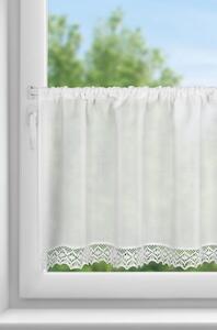Dekorstudio Záclona CLARIE s riasiacou páskou 150x60cm - biela