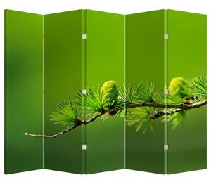 Paraván - Zelená šiška (210x170 cm)