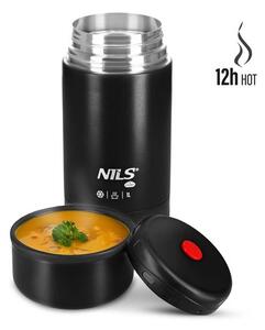 NC3802 ČIERNA TERMOSKA NA JEDLO 1000 ML NILS CAMP