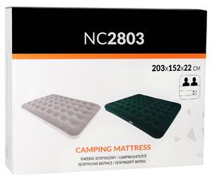NC2803 Béžový nafukovací matrac 203 × 152 × 22 cm NILS CAMP