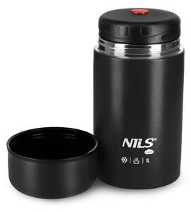 NC3802 ČIERNA TERMOSKA NA JEDLO 1000 ML NILS CAMP