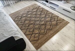 Moderný koberec Rio 166 v béžovo-hnedých odtieňoch – viac rozmerov Rozmer: 60x100 cm