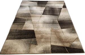 HU Béžovo-hnedý moderný koberec Rio 509-Cream-Brown Rozmer: 60x100 cm