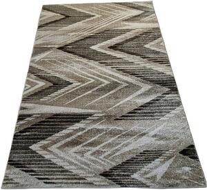 HU Béžovo-hnedý abstraktný koberec Rio 519-Beige-Cream Rozmer: 60x100 cm