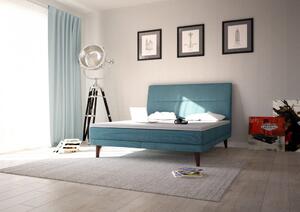 Blanář Lolla postel vrátane roštov 180cm x 200cm, Modrá