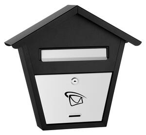 Poštová schránka domček MAXI SD3W - čierno-biela