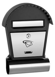 Poštová schránka domček LUX14 - čierno-biela