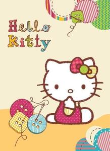 Krémová detská deka Hello Kitty Béžová