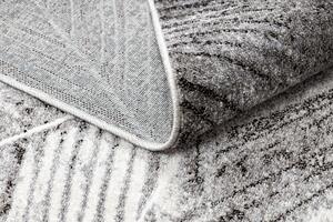 Moderný koberec MATEO 8035/644 Palmové lístie, sivý