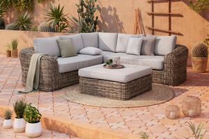 TERASOVÁ SEDACIA SÚPRAVA drevo, kov, plast, textil Ambia Garden - Online Only záhrada, Online Only