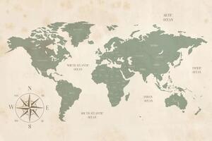 Obraz decentná mapa sveta
