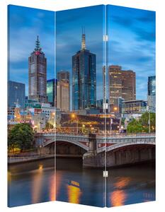 Paraván - Mesto Melbourne (126x170 cm)