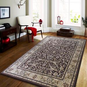 Vintage koberec v hnedej farbe do obývačky Hnedá Šírka: 200 cm | Dĺžka: 300 cm