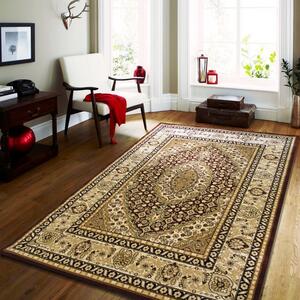 Hnedý vintage koberec do obývacej izby Hnedá Šírka: 100 cm | Dĺžka: 200 cm
